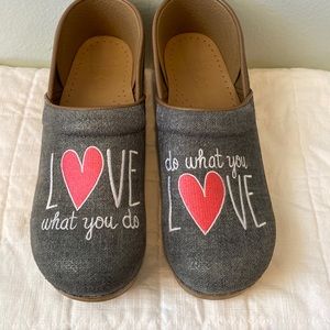 Dansko clogs. Size 40. Worn once. Like new condition.